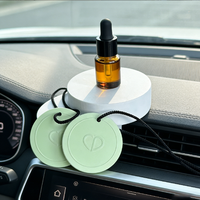 Diffuseur d'arômes en céramique fait main, pendentif suspendu en plâtre, désodorisant solide pour la maison et la voiture, huile essentielle naturelle pour armoire