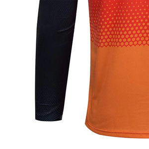 Logo personnalisé sublimé respirant coupe-vent vtt maillot de course 100% polyester MX vélo tout-terrain impression personnalisée - Product Image 3