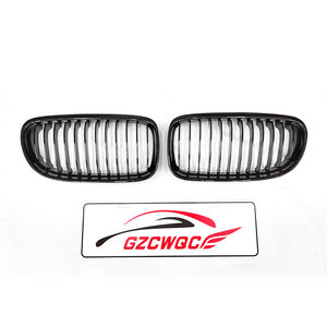 E90 LCI Ersatz-Nierengrill aus Carbonfaser, Frontstoßstange, Einzelsteg, schwarzer Kühlergrill für BMW 3er E90 2009–2012 - Product Image 2
