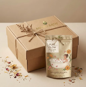 <span class=keywords><strong>Set</strong></span> <span class=keywords><strong>Regalo</strong></span> di Tè da Bagno Botanico Serie MICRO BATH PURE |   5 Bustine di Tisana Premium per il Bagno, Ingredienti 100% Naturali, Fatte a Mano, Private Label - Product Image 3