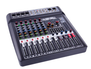 Console de mixage audio numérique portable 6, 8, 12, 16 canaux avec interface audio USB, égaliseur 7 bandes, table de mixage stéréo pour diffusion en direct et scène - Product Image 6