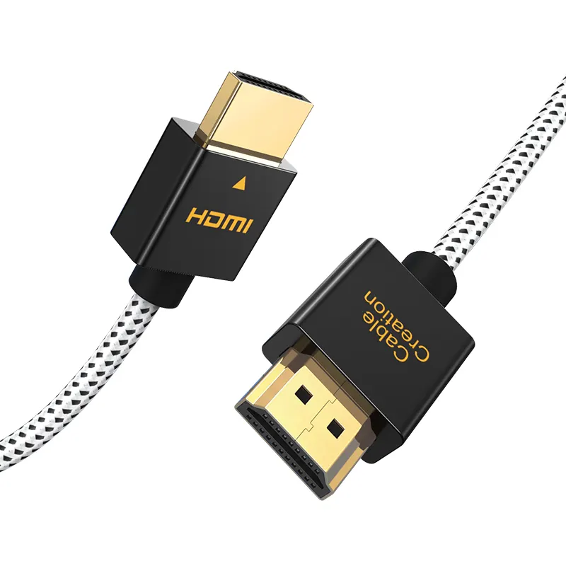 CableCreation 3.3ft HDMI 2.0 HD High-Speed Slim Low Profile Cable Support 3D 4K 60Hz