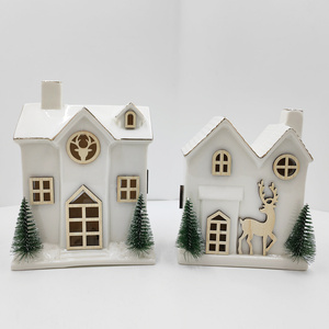 Venta caliente Europa Retro <span class=keywords><strong>Casa</strong></span> Forma Light Up Adornos Hollow Out para la decoración del <span class=keywords><strong>hogar</strong></span> - Product Image 4