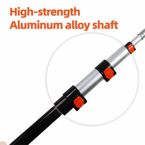 Extentool alumínio vassoura punho espanador com cabo longo cobweb removedor pólo extensão telescópica - Product Image 2