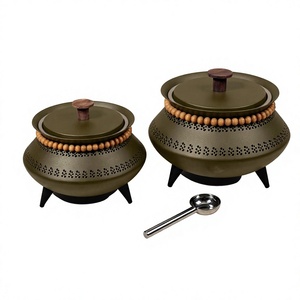 Nouvel Arrivage – Réchaud de Table Métallique Gravé pour Plats Chauds et Casseroles – Idéal pour le Ramadan, Hôtels et Restaurants - Product Image 1
