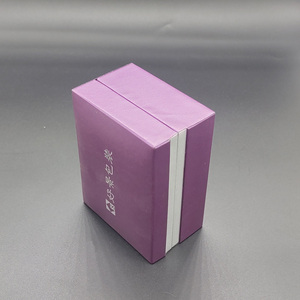 Embalaje de joyería de plástico impreso con logotipo personalizado al por mayor de lujo con caja de bisagras para relojes de joyería - Product Image 2