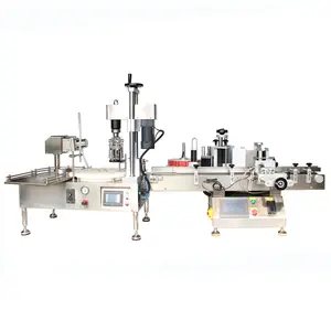 Fill Machinery Supplier Water Liquid Filling Capping Labeling Machine