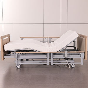 Cama de <span class=keywords><strong>Hospital</strong></span> Eléctrica Tecforcare con 3 Funciones para Cuidado en el Hogar, Cama Médica de Lujo de Madera para el Cuidado de Ancianos - Product Image 5