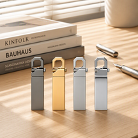 Clé USB 2.0 Métallique Haute Vitesse Étanche avec Porte-clés pour Ordinateur Portable/PC et Audio de Voiture - de 2 Go à 128 Go