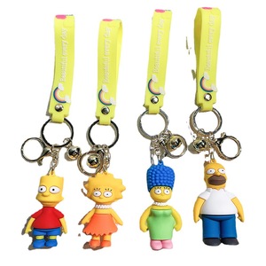 Porte-clés PVC Les Simpsons, pendentif en silicone, accessoire de sac, best-seller - Product Image 5