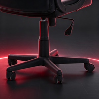Chaise de jeu économique et simple, dossier ventilé ergonomique, chaise d'ordinateur avec roulettes, chaise de jeu pour étudiant, Cadeira