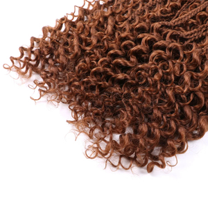 Vente en gros Extensions <span class=keywords><strong>de</strong></span> cheveux tressées bohème River Locs <span class=keywords><strong>Tresse</strong></span> synthétique bouclée au crochet Mèches <span class=keywords><strong>de</strong></span> 14/20/22 pouces Tresses africaines - Product Image 3