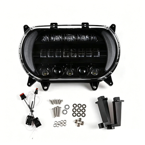 Ensemble de phares LED haute luminosité avec clignotants DRL, faisceau haut et bas pour Harley Davidson Road Glide 2015-2020 / Prix usine - Product Image 1