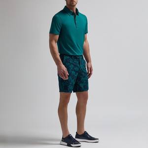 ओम पुरुषों के टर्न-डाउन कॉलर शॉर्ट आस्तीन पोलो शर्ट हाई-एंड फास्ट-ड्राई एंटीबैक्टीरियल सूरज सुरक्षा ठोस रंग गोल्फ परिधान - Product Image 2