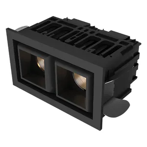 COB LED Square Trimmless 5 años de garantía 450lm Mini Downlight regulable para iluminación comercial recortada
