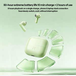 720. Spatial Audio 4-<b>Mic</b> ENC 50H Battery Dual Device 9H Play Semi-in-Ear Earphones 720 . Spatial Audio+low - Product Image 2