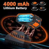 Clé à chocs électrique sans fil 1100 N.m à couple élevé pour batterie DW/MK 20V, moteur sans balais, clé à chocs électrique sans fil pour le démontage des pneus de voiture