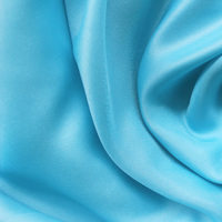 Vente en gros 50d 75d Tissu satin de soie stretch brillant tissé en polyester pour robe
