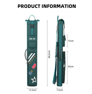 Estuche Rígido PELOVE HQ-8041 Personalizado, Color <span class=keywords><strong>Americano</strong></span>, Oxford Impermeable <span class=keywords><strong>de</strong></span> Alta Calidad, 8 Orificios, para 1/2 Taco <span class=keywords><strong>de</strong></span> <span class=keywords><strong>Billar</strong></span>/Snooker - Product Image 4