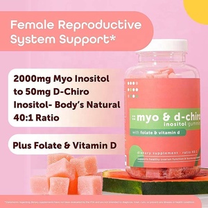 Suppléments de fertilité de marque privée OEM Hormone Balance Myo-inositol Gommes de fertilité vitaminiques prénatals pour les femmes - Product Image 3