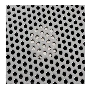 Customize Round/Square/Slotted/Hexagon Hole Stainless Steel Perforated Metal For Test Sieve