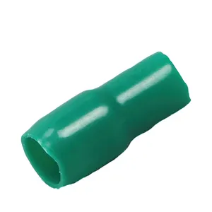 Gris verde negro amarillo Azul Rojo suave/flexible PVC con aislamiento de vinilo V Teleflex para terminal de cable de horquilla de anillo