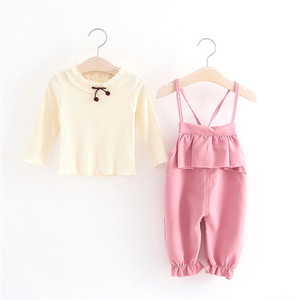 Monos para niñas de tiendas de ropa de modelos, pantalones con volantes para niñas, camisetas de algodón Icing Bangladesh, proveedores de compras en línea, Hong Kong - Product Image 1