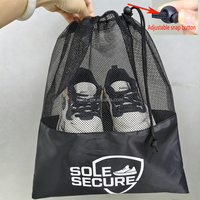 Bolsa de malla deportiva transpirable personalizable con cordón, ideal para guardar zapatillas de gimnasio, equipo de protección de artes marciales y equipo de boxeo