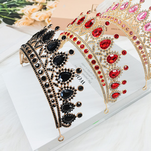 Diadèmes et couronnes de fête en alliage de luxe YACHEN avec strass pour femmes, accessoires pour cheveux pour mariage et anniversaire - Product Image 4