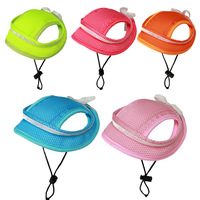 Yiwu Hapi – chapeau pour chien et chat, accessoires de vêtements, nœud papillon en Polyester, respirant, en maille de soleil, chapeau pour chien et chat, été