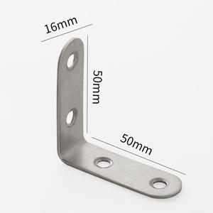Connecteur d'angle en acier inoxydable pour meubles, support d'équerre d'angle pour étagère, fabrication de tôlerie par estampage - Product Image 4