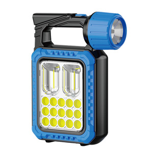 Nouvelle lampe solaire LED d'extérieur, lampe de poche d'urgence pour le camping, lampe torche multifonctionnelle COB+LED, lampe solaire portable pour le jardin et le paysage - Product Image 3