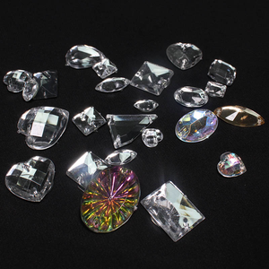 Hotfix eco-friendly di alta qualità scintillante cristallo strass pietre piatte 12 sfaccettature per abbigliamento abiti da sposa scarpe unghie - Product Image 5