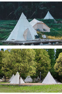 <span class=keywords><strong>Famille</strong></span> multi-personnes <span class=keywords><strong>Camping</strong></span> tipi tente extérieure étanche à la pluie adaptée au <span class=keywords><strong>camping</strong></span> randonnée <span class=keywords><strong>vacances</strong></span> - Product Image 4
