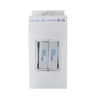 Adaptateur d'extension USB 2.0 RJ45, convertisseur de câble Ethernet TV haute définition classe 5e/6, émetteur-récepteur mâle-femelle