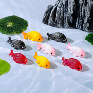 Miniature Fish Ocean Theme Decor Synthetic Resins Multi Piece Desk Supplies Modern Design - Product Image 2