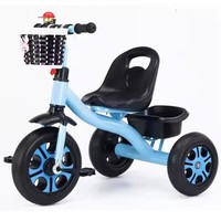 Tricycle pour bébé 2026, vente chaude en Chine / Vélo jouet en métal à 3 roues pour enfants de 3 à 6 ans