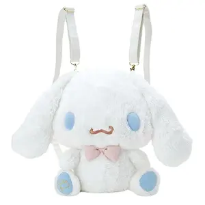 Sanrio Cinnamorol My Melody Kuromi Hello Kitty Plush Bag Anime Kawaii Backpack Shoulder Bag Messenger Bag For Girl Friend Gifts