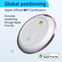 Findmy Traceur GPS Portable Mini Bluetooth pour Animaux de Compagnie Longue Portée Collier Étanche IP67 MFI iOS Android Réseau 4G Voyage