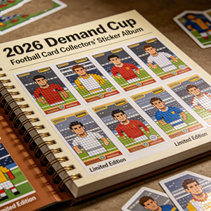 Álbum <span class=keywords><strong>de</strong></span> Pegatinas Estilo Panini <span class=keywords><strong>de</strong></span> Fútbol 2026, Libro Coleccionable <span class=keywords><strong>de</strong></span> Tarjetas <span class=keywords><strong>de</strong></span> Fútbol, Impresión <span class=keywords><strong>de</strong></span> Libros - Product Image 3