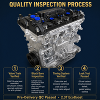 Nouveau Moteur Complet Essence Turbo GDI 16V 2.3L 2.3T EcoBoost 4 Cylindres en Ligne DOHC de Haute Qualité pour Remplacement et Réparation