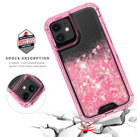 Funda para Motorola Edge 60 50 Fusion G15 G75 G34 G84 G22 G13 G55, de lujo, brillante, transparente, con efecto arena movediza y brillante.
