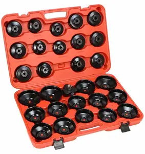 30PC 3/8 "Nhiên Liệu Lọc Dầu Cờ Lê Ổ Cắm Loại Bỏ Cài Đặt Cap Công Cụ Thiết Lập