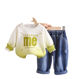Vente en gros d'ensembles de vêtements pour enfants 2025 d'ensembles de vêtements chauds pour jeunes garçons d'automne ensembles de vêtements en coton et à la <span class=keywords><strong>mode</strong></span> pour garçons - Product Image 1
