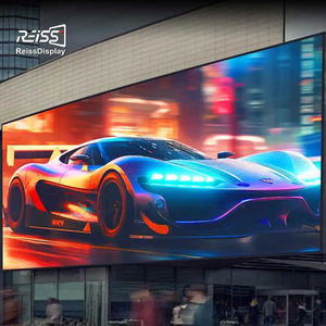 REISS kabinet peraga LED warna penuh ramping luar ruangan P4 P6.67 P8 P10 Panel bongkar cepat IP65 konsumsi daya rendah SDK - Product Image 2