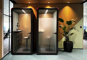 गोपनीयता डाक एकल व्यक्ति स्टूडियो फोन बूथ उत्कृष्ट ध्वनि इन्सुलेशन कस्टम ऑफिस पॉड चल मल्टी-फंक्शन टेलीफोन बूथ - Product Image 2