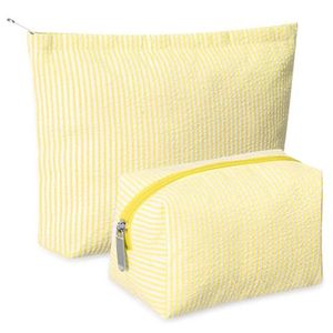 Ensemble de trousses de toilette en velours côtelé, plusieurs tailles, pochette à fermeture éclair, trousse de maquillage portable, résistante à l'usure, sac de rangement de voyage pour cosmétiques - Product Image 5