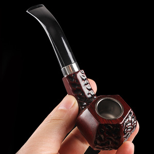 Pipa <span class=keywords><strong>de</strong></span> <span class=keywords><strong>Fumar</strong></span> Curva para Hombre, <span class=keywords><strong>de</strong></span> Resina Grabada, Accesorios al por Mayor para <span class=keywords><strong>Pipas</strong></span> <span class=keywords><strong>de</strong></span> Tabaco, Directo <span class=keywords><strong>de</strong></span> Fábrica, Más Barata - Product Image 4