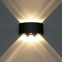 Lampes murales extérieures modernes carrées de luxe, étanches, à LED RGBW, décoratives, pour jardin, aménagement paysager, terrasse, maison