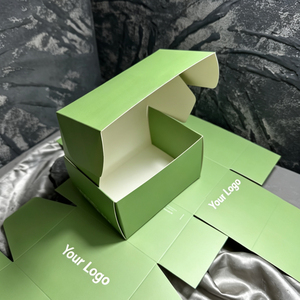 Scatola Regalo Pieghevole Premium Verde con Logo Personalizzato, Confezione per Profumi e Cosmetici - Product Image 6